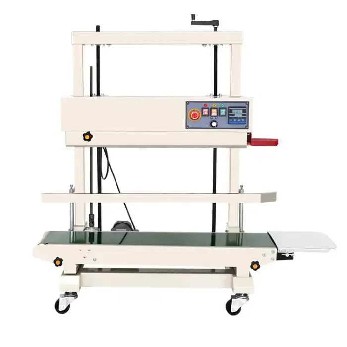 Automatic Horizontal Continuous Fabric Plastic Bag Heat Sealing Machine