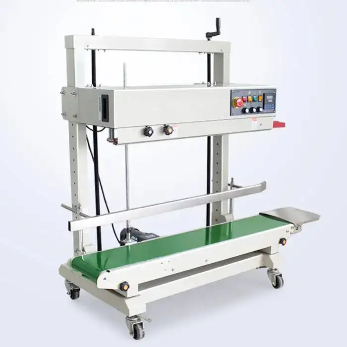 Automatic Horizontal Continuous Fabric Plastic Bag Heat Sealing Machine