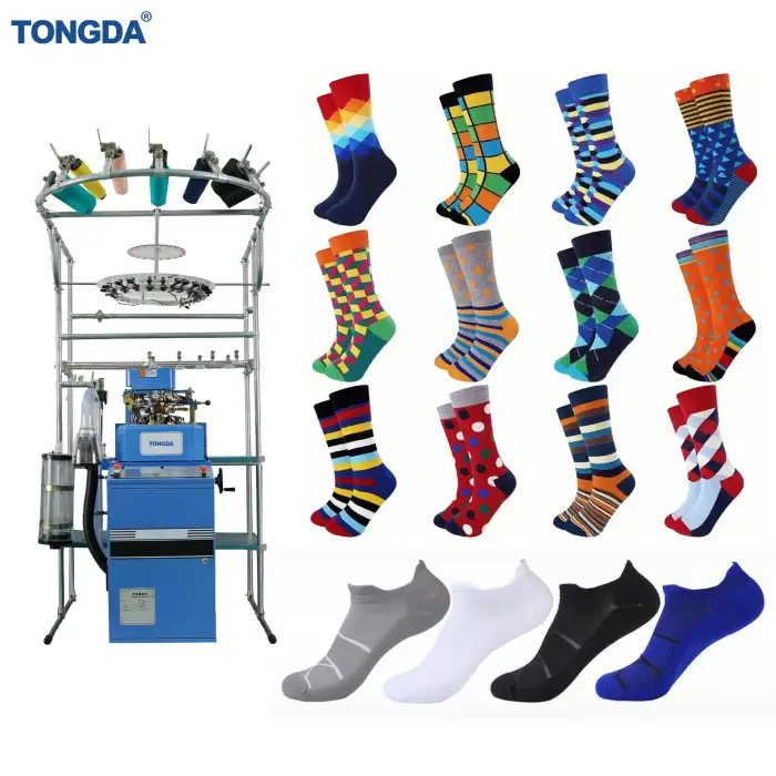 TONGDA TD-6FP Automatic Cotton Sock knitting Machine school socks