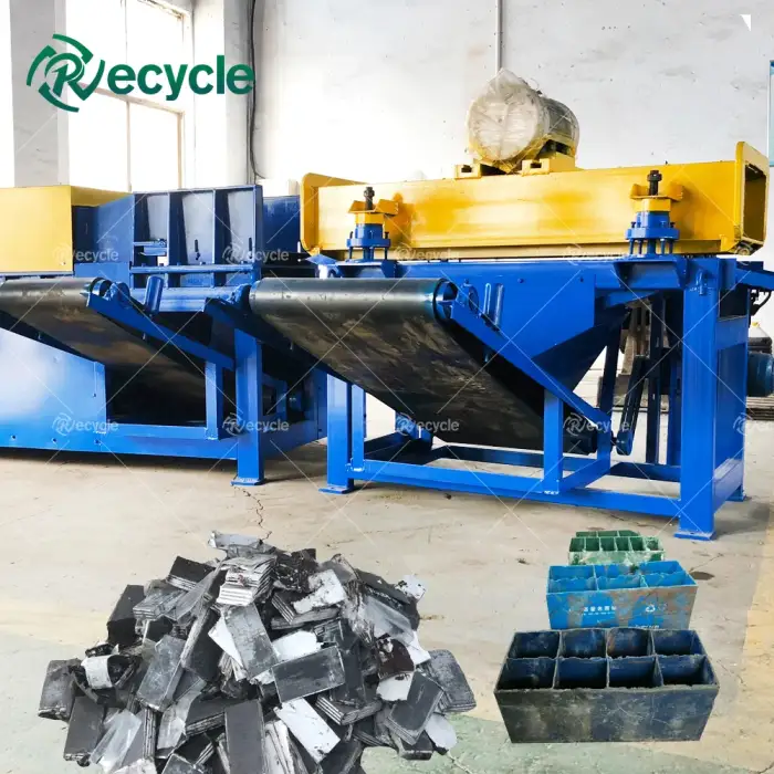 Fully Automatic Car Used Lead Acid Battery Recycling Machine Lead Particles Production Line