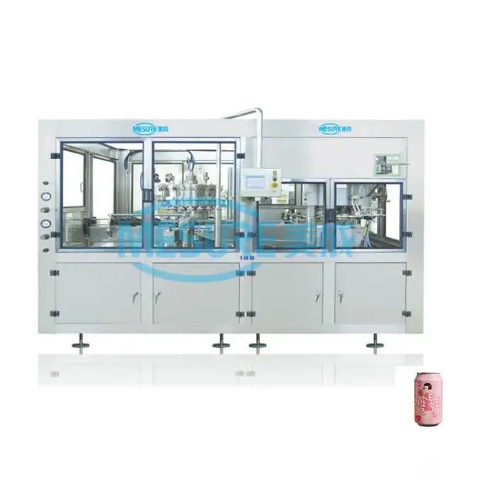 Automatic Spray Can  Carbonated soft drink Filling Machines production line