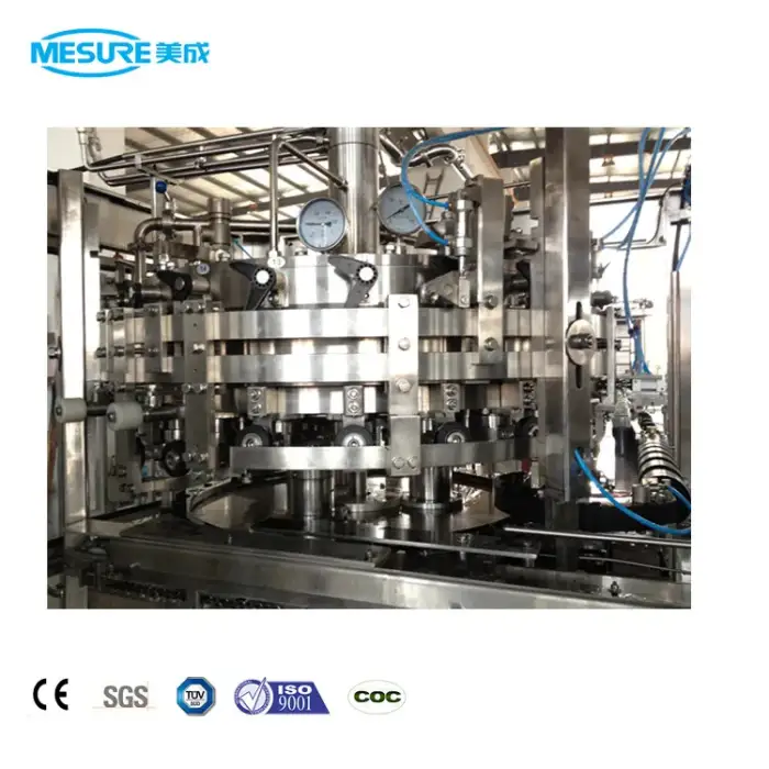 Automatic Spray Can  Carbonated soft drink Filling Machines production line