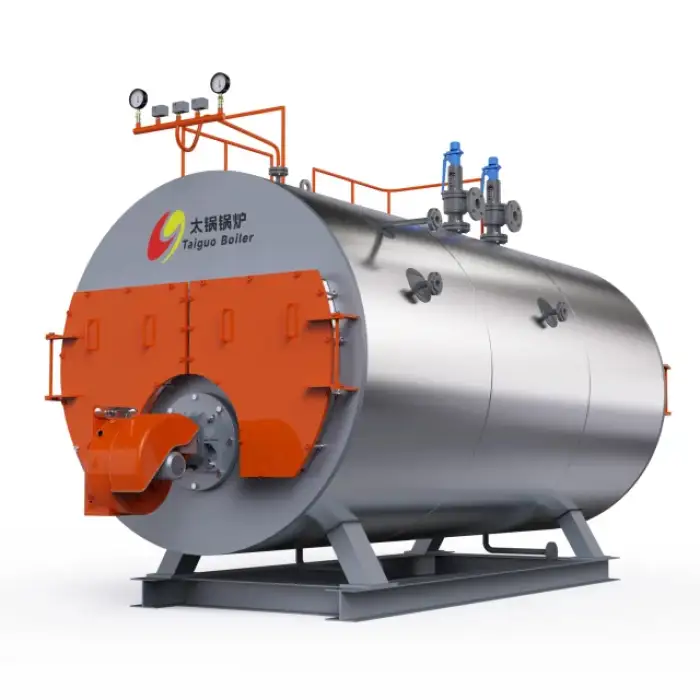 WNS 0.35 to 28 MW Diesel LPG Fired Industrial Automatic Central Heating System Hot Water Boiler