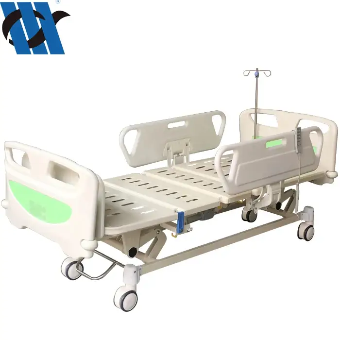 YC-E3618L III  3 Functions Adjustable Movable Hospital Medical  Patient Bed With Monkey Bar Electric Nursing Bed