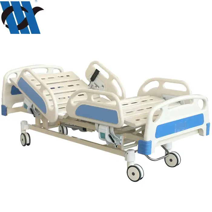 YC-E3618L III  3 Functions Adjustable Movable Hospital Medical  Patient Bed With Monkey Bar Electric Nursing Bed