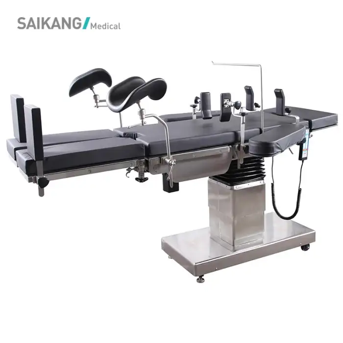 A100-4A SAIKANG Stainless Steel Movable Adjustable Electric Surgical Medical Operating Table