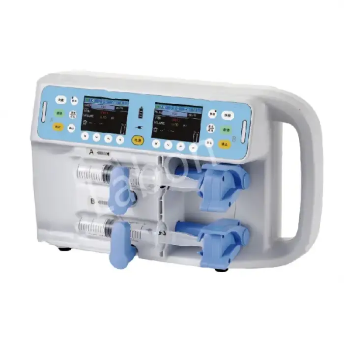 Hospital Equipment Dual Channel Portable Electric TCI Injection Syringe Pump Industry