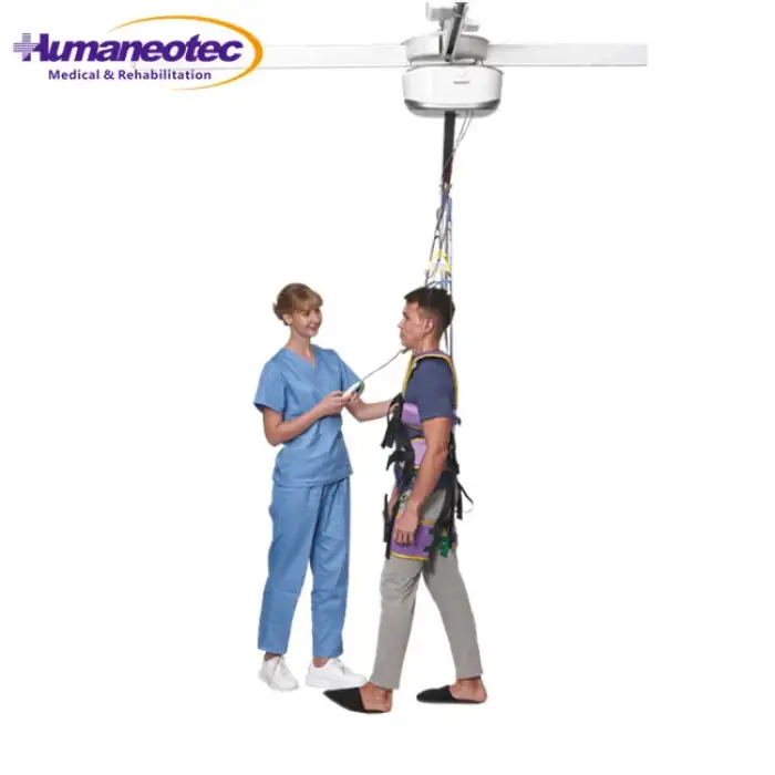 Home Care and Hospital Equipment Gait Trainer Ceiling Patient Lifting Transfer Crane System