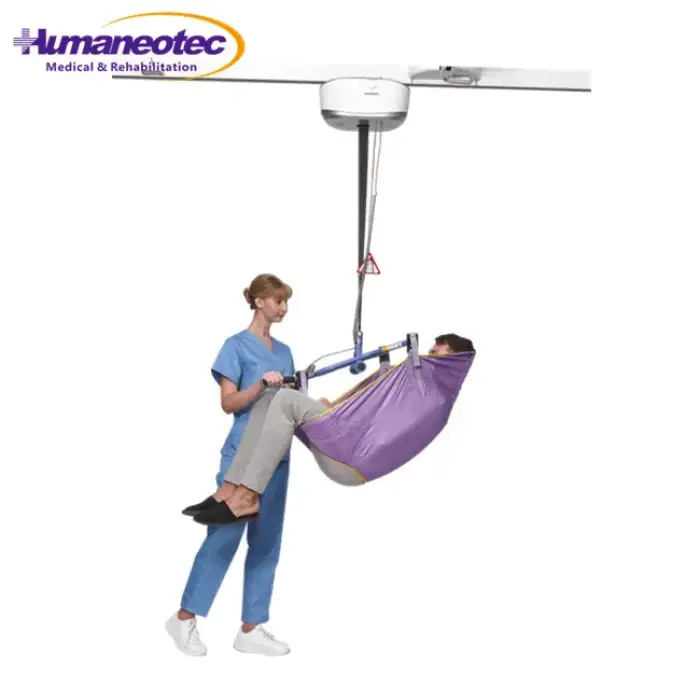 Home Care and Hospital Equipment Gait Trainer Ceiling Patient Lifting Transfer Crane System