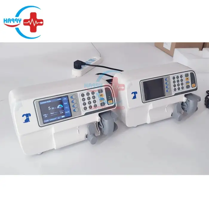 HC-G045E Hospital equipment use Single channel or double channel syringe pump with drip sensor