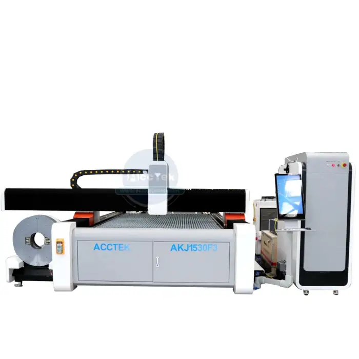 AccTek 1530 3KW IPG Fiber Laser Cutter for 12mm Aluminum