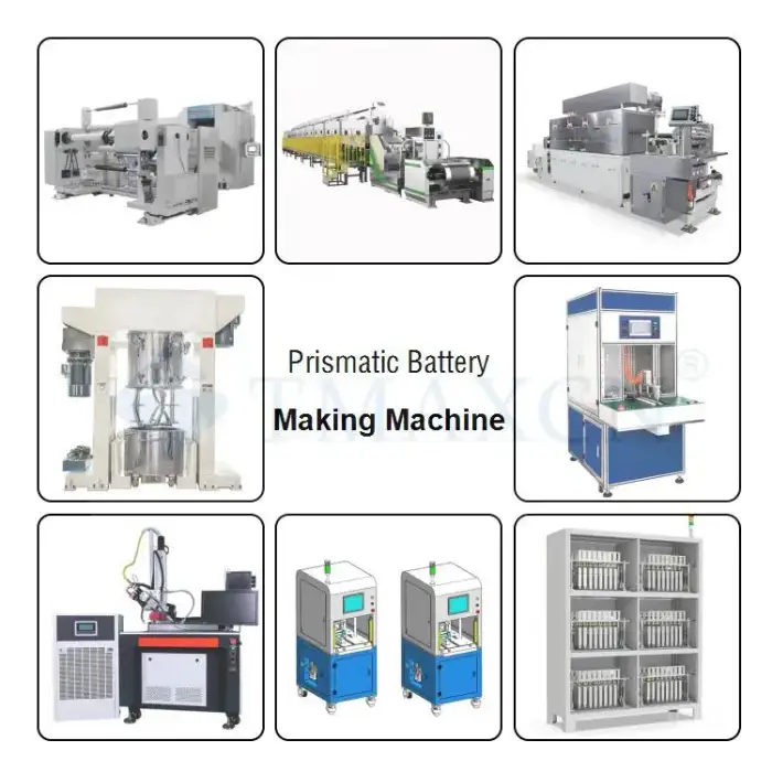 TMAX Auto Lifepo4 Prismatic Cell Lithium ion Car Battery Making Assembly Process Machine Production Line Machinery for Li Cells