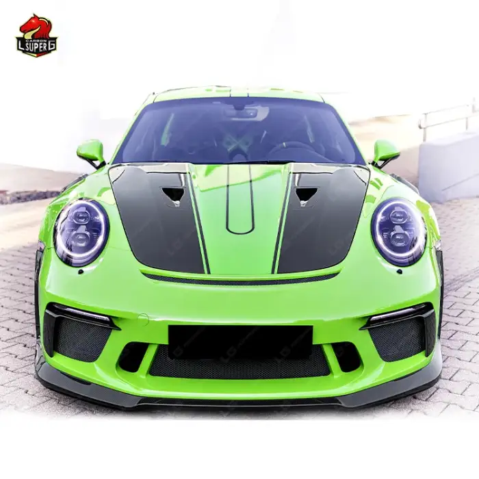 GT3 RS Style Carbon Fiber Bodykit For Porsche 911 991.2 GT3RS Car Bumpers Front Bumper Rear Bumper Side Skirt Spoiler