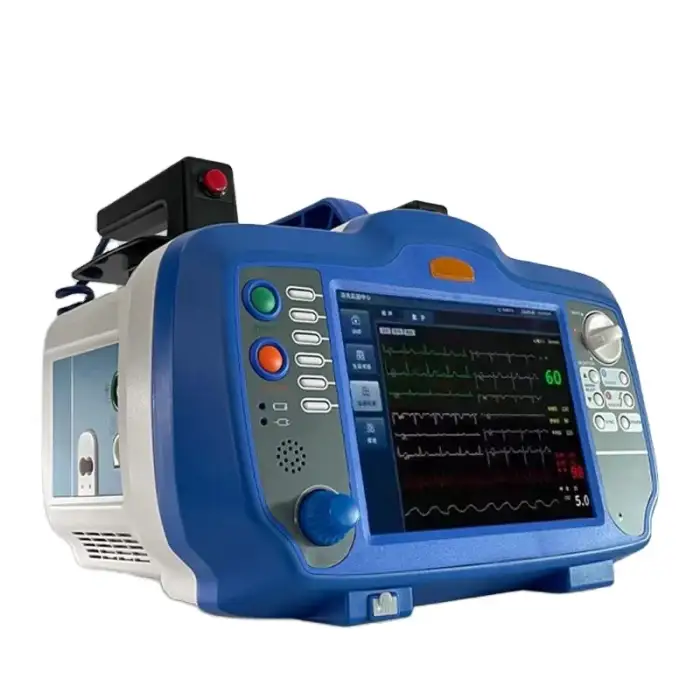 Meditech Defixpress professional defibrillator monitor with AED ECG SPO2 ETCO2 parameter for hospital equipment