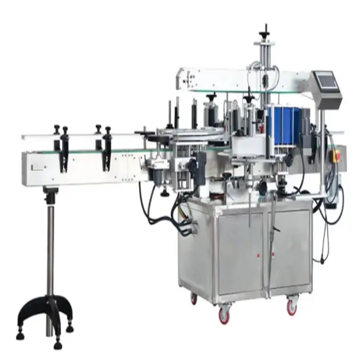 automatic top and double sides labeling machine for box, bottle, tray