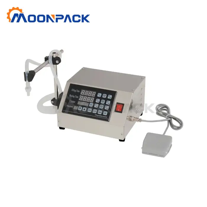 Semi automatic olive oil beverage water bottle filling machine