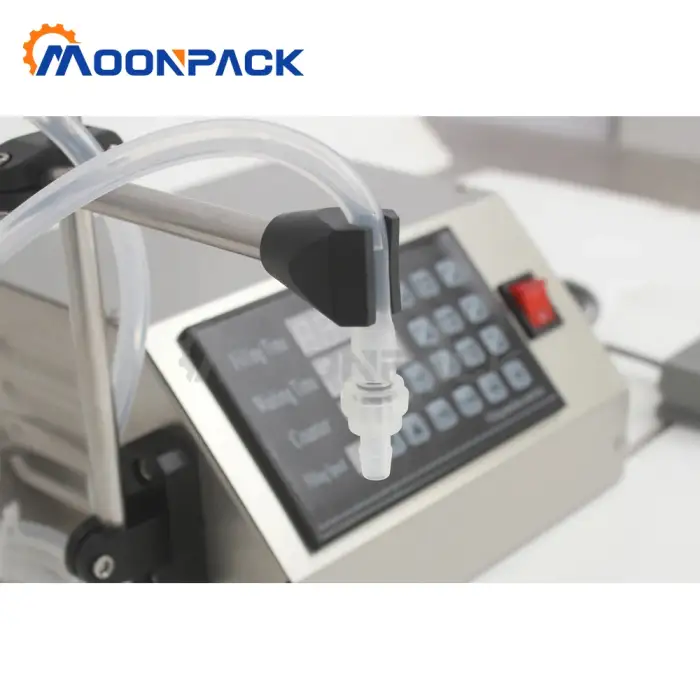 Semi automatic olive oil beverage water bottle filling machine