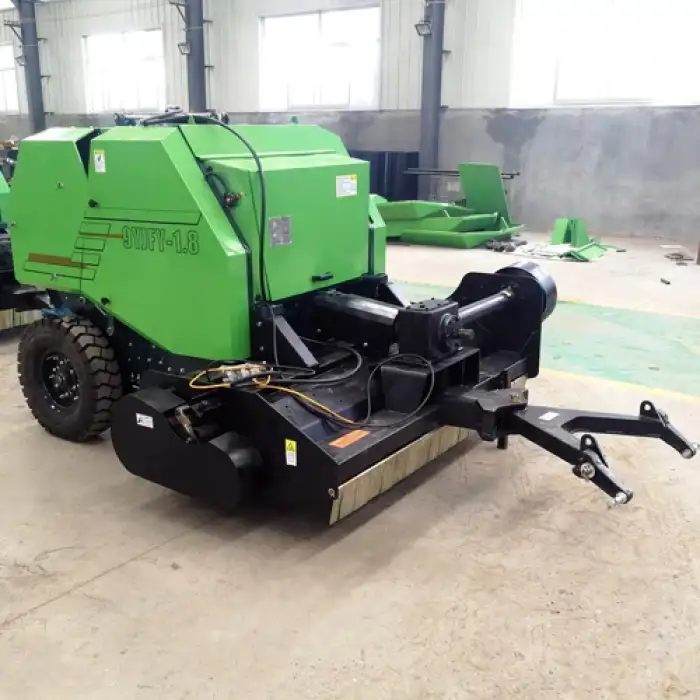 2024 Agriculture Machinery Customized Mini Round Baler Hay Straw Round Net Baler MRB0850 Round Baler