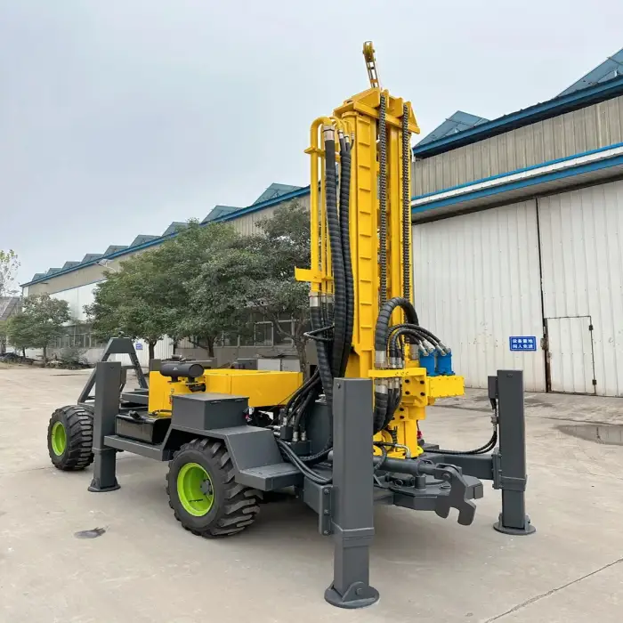 200m 300m Deep Hole Water Well Drilling Rig Model: Air and water drilling machine with mud pump 120m depth 15cm diameter