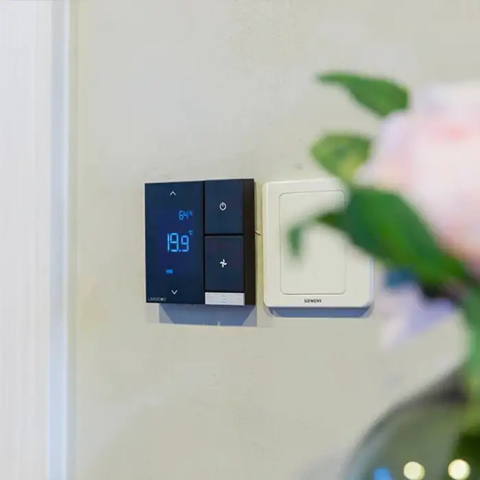 Multifunctional Smart Home Digital Wired Thermostatic Devices Thermostat Two-in-one Control for Floor Heating Fan Coil