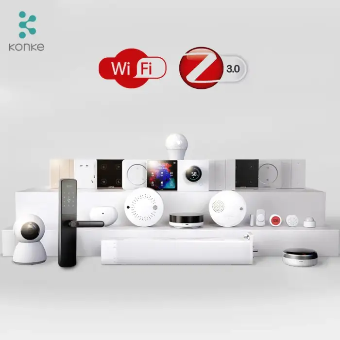 KONKE smart home automation kit voice control APP remote smart hotel solution zigbee system