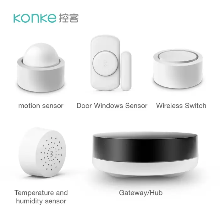 KONKE smart home automation kit voice control APP remote smart hotel solution zigbee system