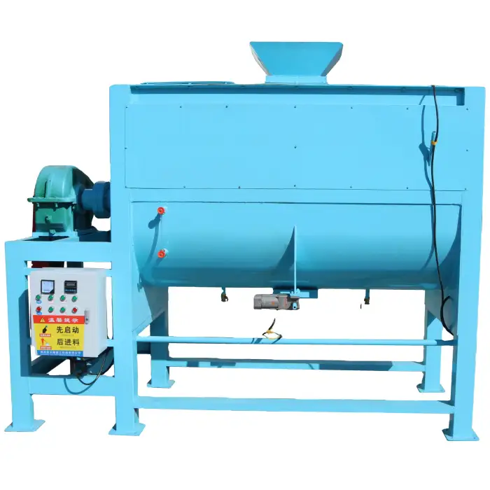 Adjustable Temperature Horizontal Fermentation Tank For Organic Waste Animal Manure Mushroom