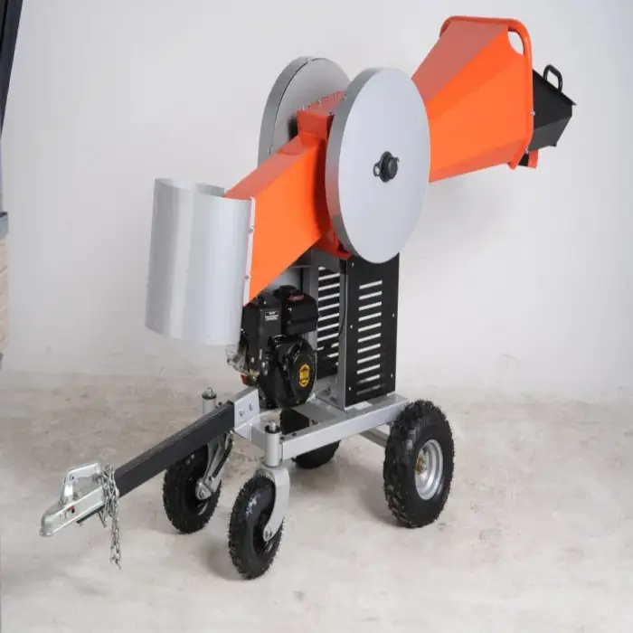 7Horsepower Gasoline Wood Shredder 7HP Garden Wood Chipper Logger Machine Forestry Branch Crusher