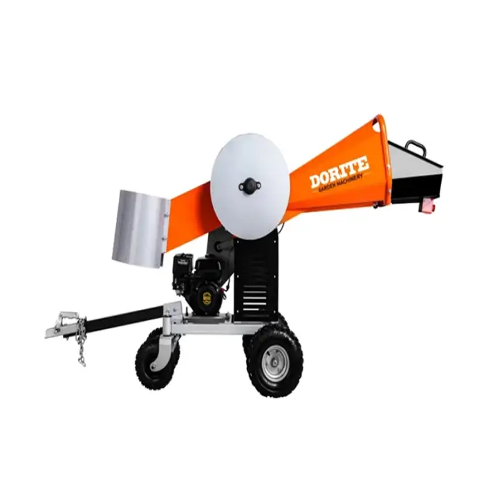 7Horsepower Gasoline Wood Shredder 7HP Garden Wood Chipper Logger Machine Forestry Branch Crusher