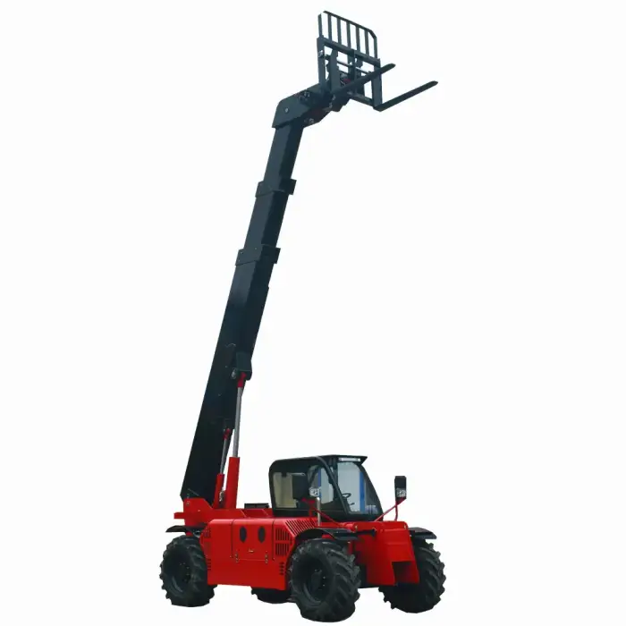 China Manufacturer Mini Telehandler Telescopic Forklift 4ton Compact Front Shovel Boom Small Telescopic Loader