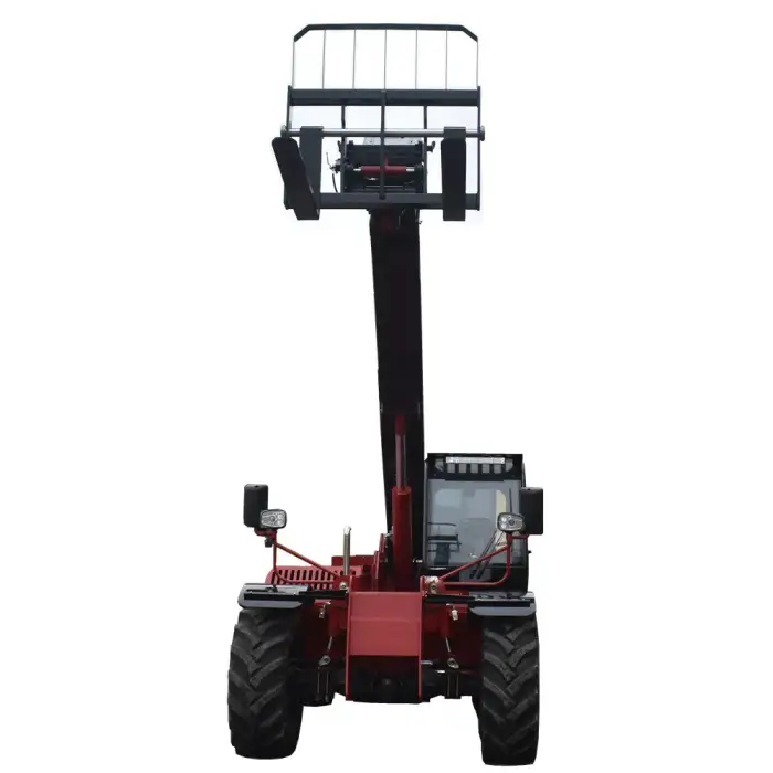 China Manufacturer Mini Telehandler Telescopic Forklift 4ton Compact Front Shovel Boom Small Telescopic Loader