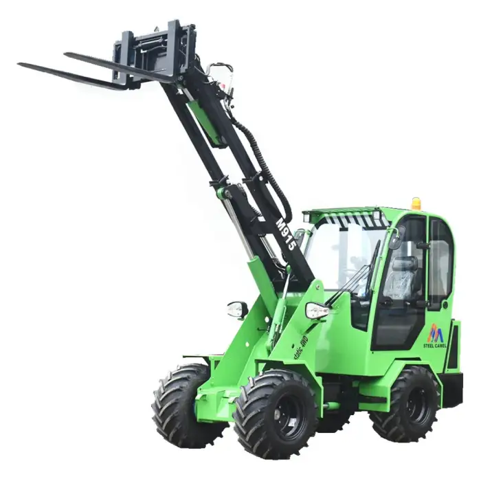 Mini wheel loader 1ton 1.5ton and 2ton articulted front end small telescopic skid steer wheel loader