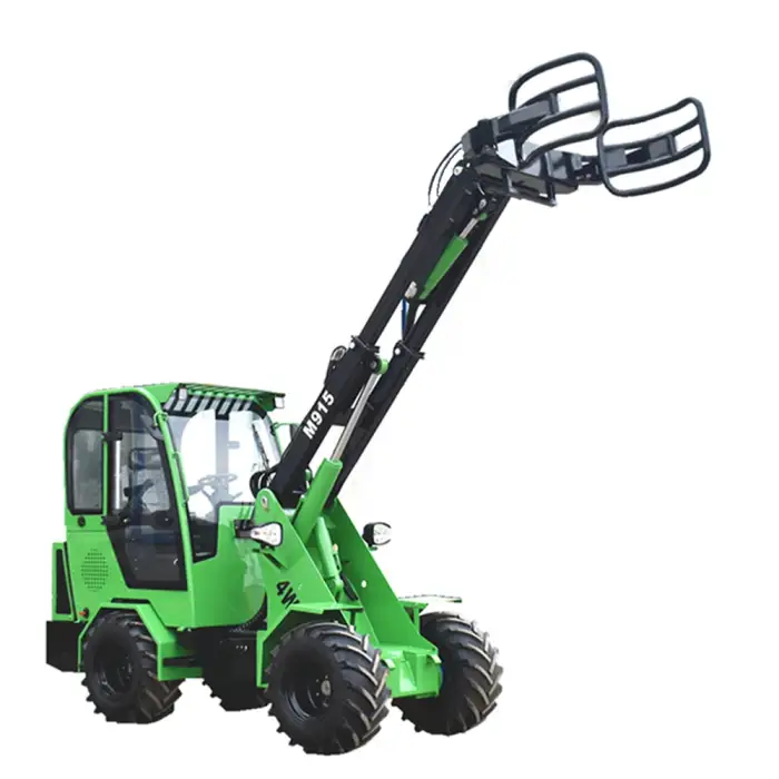 Mini wheel loader 1ton 1.5ton and 2ton articulted front end small telescopic skid steer wheel loader