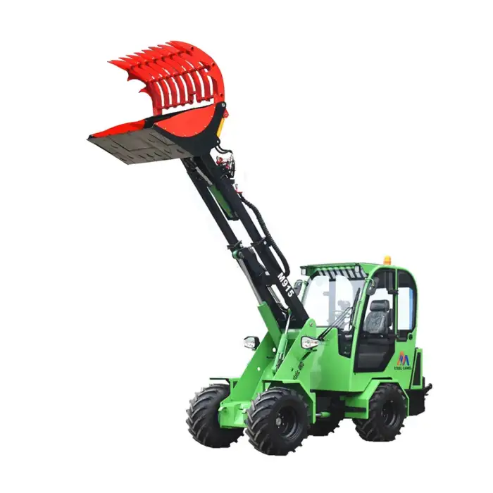 Mini wheel loader 1ton 1.5ton and 2ton articulted front end small telescopic skid steer wheel loader