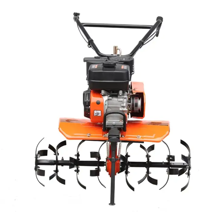 Hand Push Gasoline Garden Cultivators 212cc Gasoline Mini Power Tiller With 4 Blades - Buy Garden Cultivators