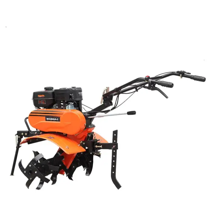 Hand Push Gasoline Garden Cultivators 212cc Gasoline Mini Power Tiller With 4 Blades - Buy Garden Cultivators