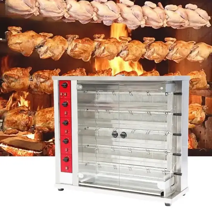 BBQ grill spit rotisserie