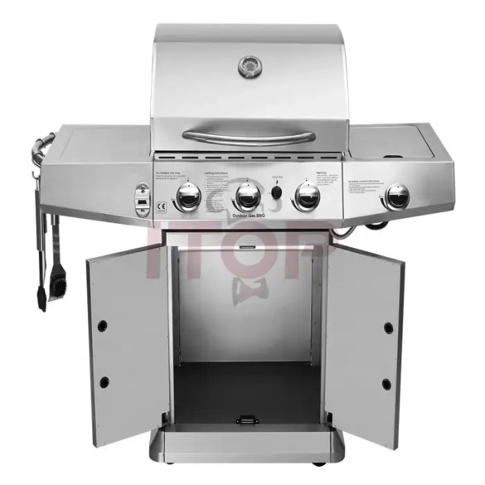 Propane BBQ Gas Grill Barbecue Grill Machine