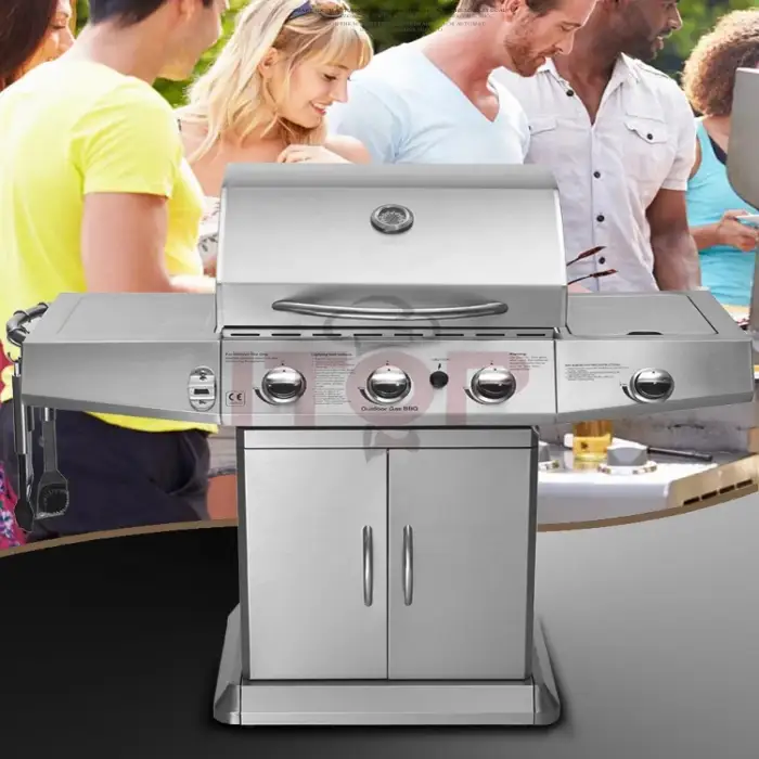 Propane BBQ Gas Grill Barbecue Grill Machine