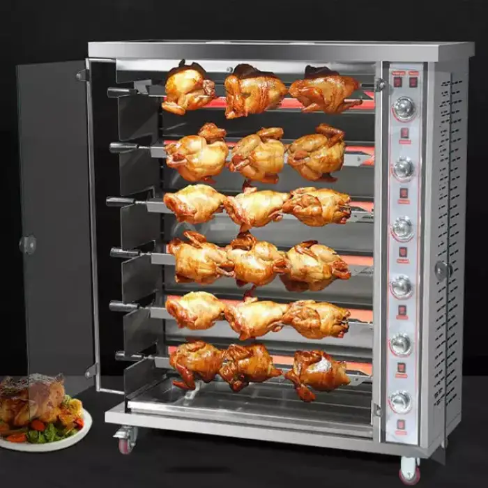 BBQ grill spit rotisserie