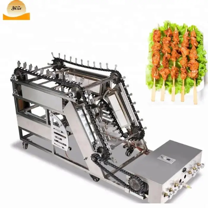 Automatic barbecue grill making machine barbecue kekeb machine