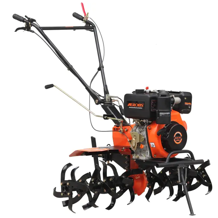 Wholesale Price Hand Held Ploughing Machine Mini Power Tiller Mini Tractor Rotary Mini Power Tiller Diesel