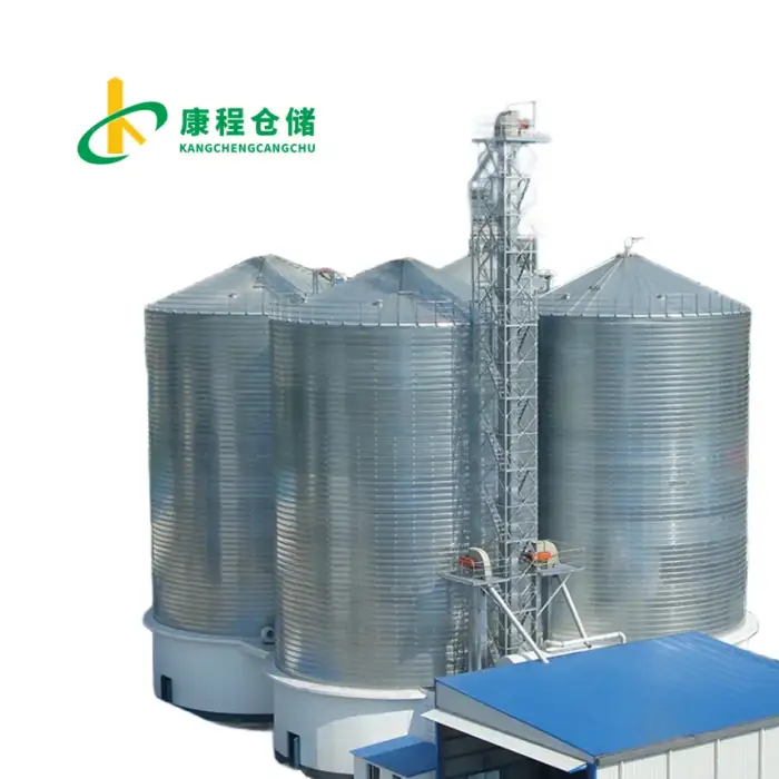 Steel Grain Silo – Automatic Grain Storage System for Poultry Farms