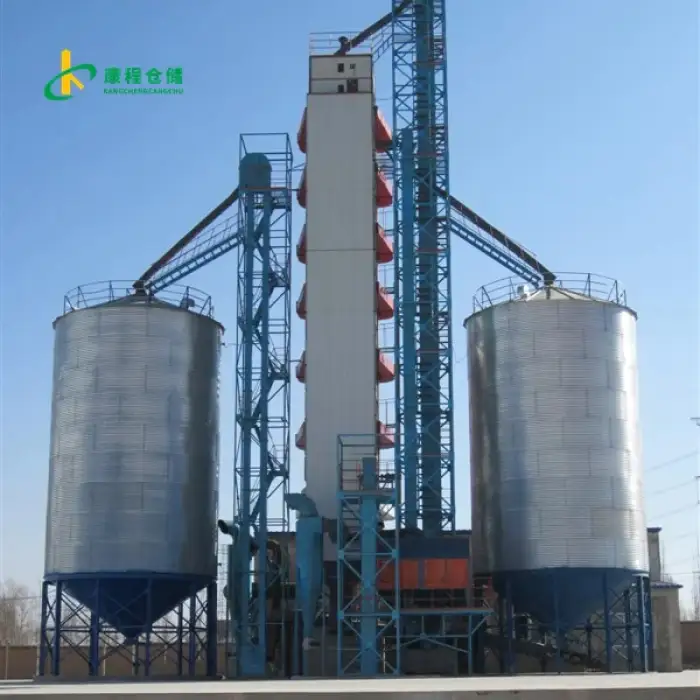 Steel Grain Silo – Automatic Grain Storage System for Poultry Farms