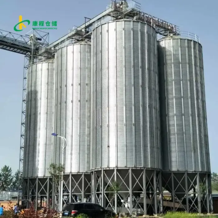 Steel Grain Silo – Automatic Grain Storage System for Poultry Farms