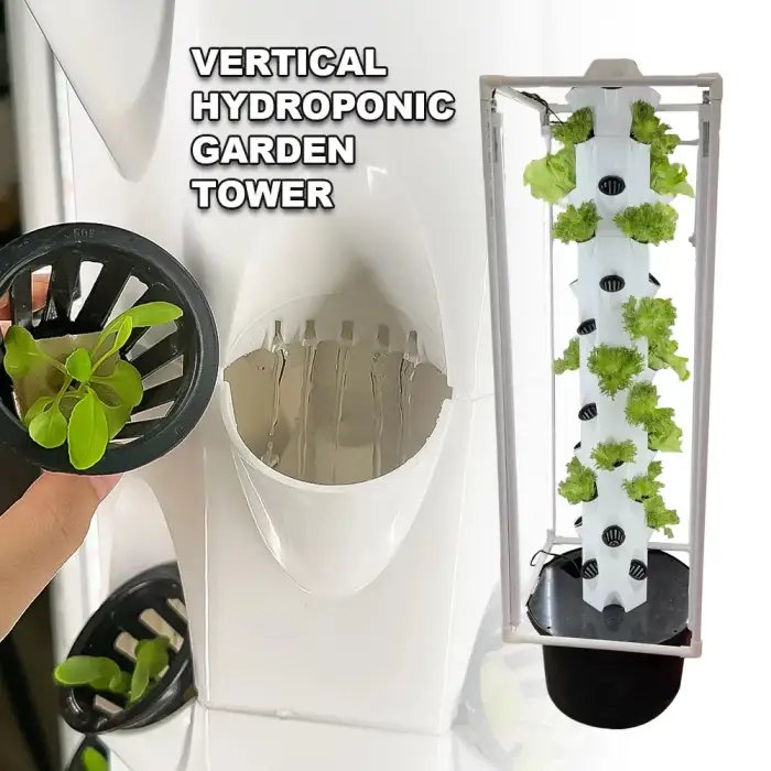 New Agriculture Farming aeropon tower Garden Vertical Petal hidroponic Hydroponic Tower Growing Systems