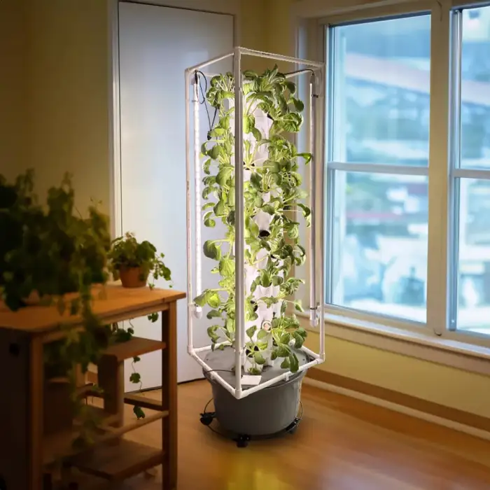 Vertical Petal Hydroponic Tower – Sustainable Agriculture Growing System