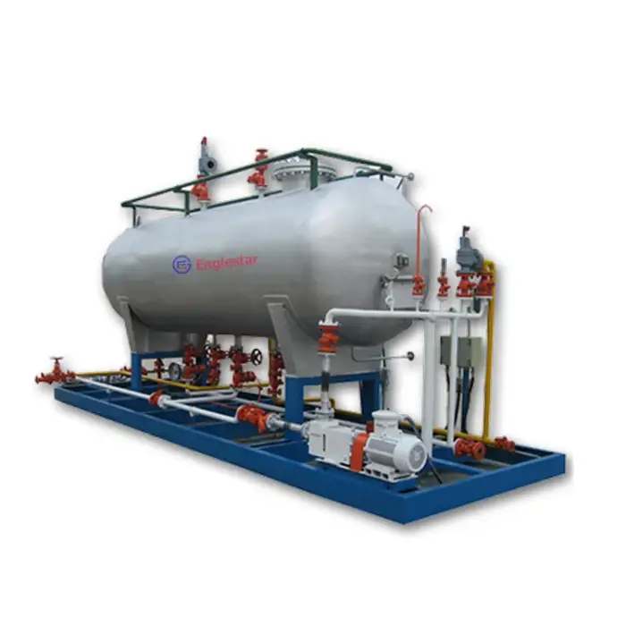 1000 Liters LPG Gas Filling Station Fuel Tank Chemical Storage Equipment Fuel Dispenser Pump Gas Station Container