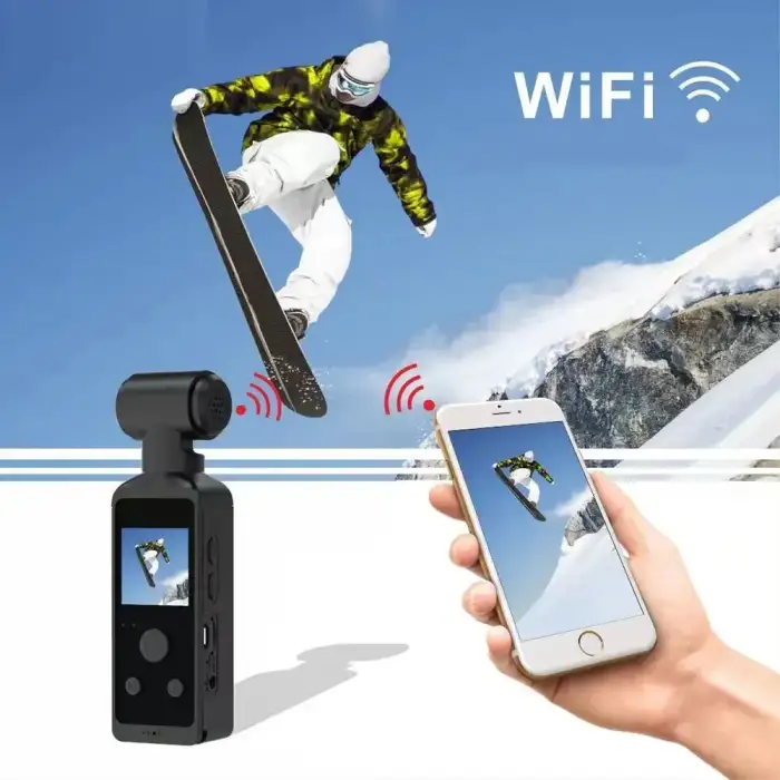 270 Degree Rotatable Portable Wifi Mini Camera Outdoor Video Shooting Bike Sport DV Action Camera