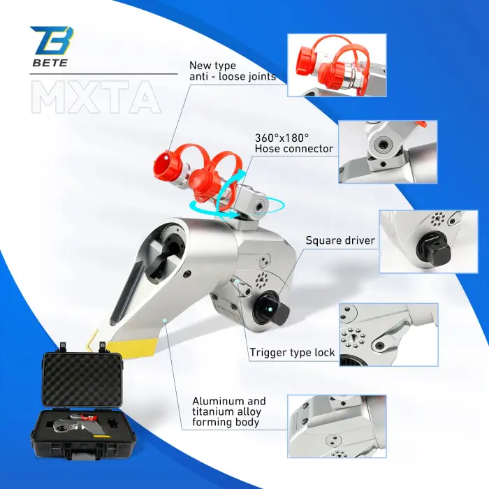 MXTA High Strength Adjustable Torque Hydraulic Wrench Tools